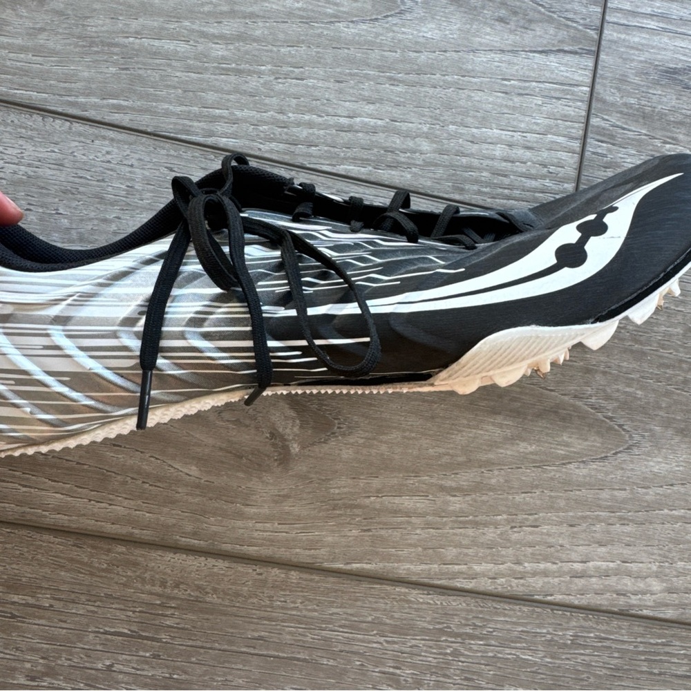 Saucony Black and White Men's Track shoes